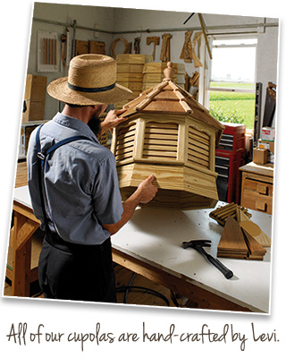 Levi working on a cupola